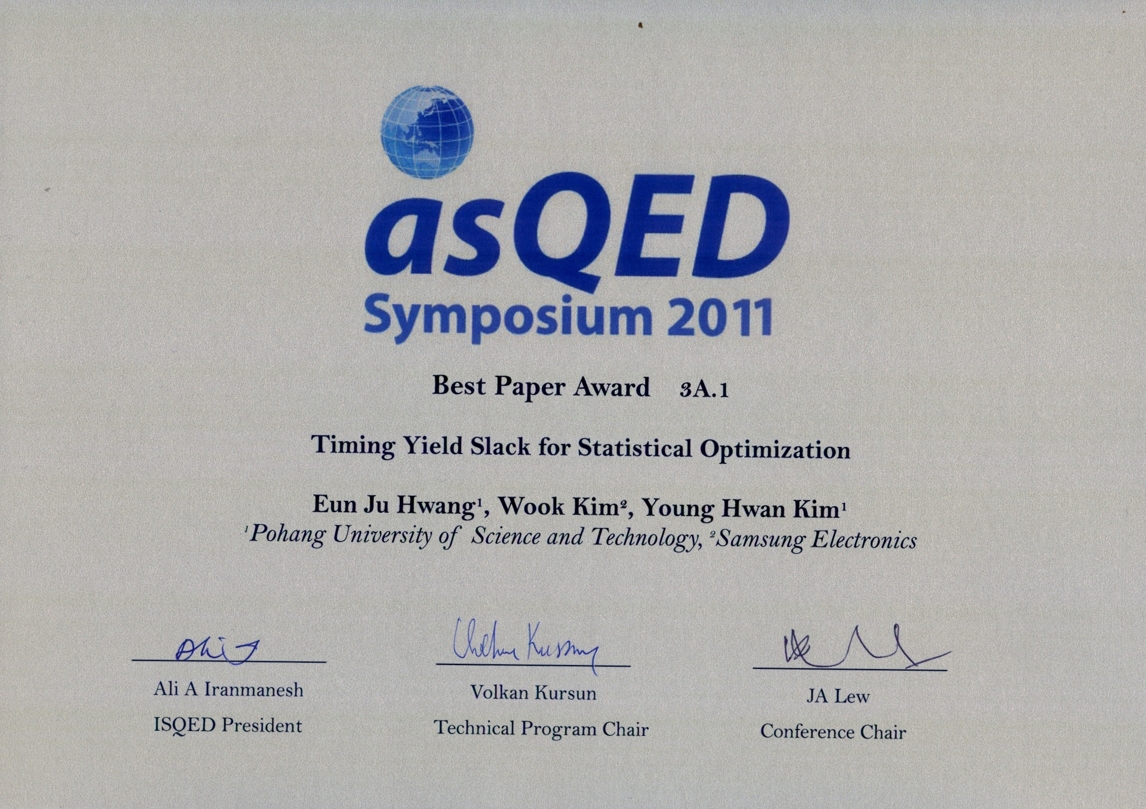 ASQED_Best paper award.jpg