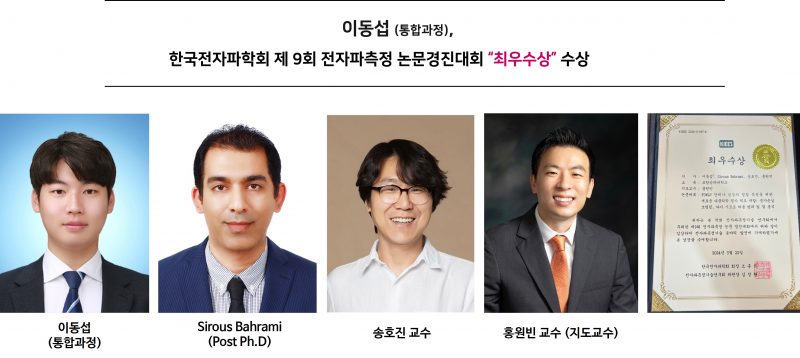 [Award] Grand Prize at the 9th KIEES Electromagnetic Measurement Paper Competition